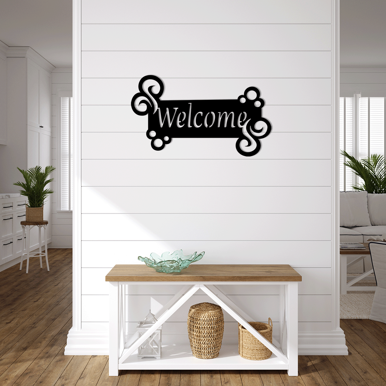 Welcome Bubble Sign