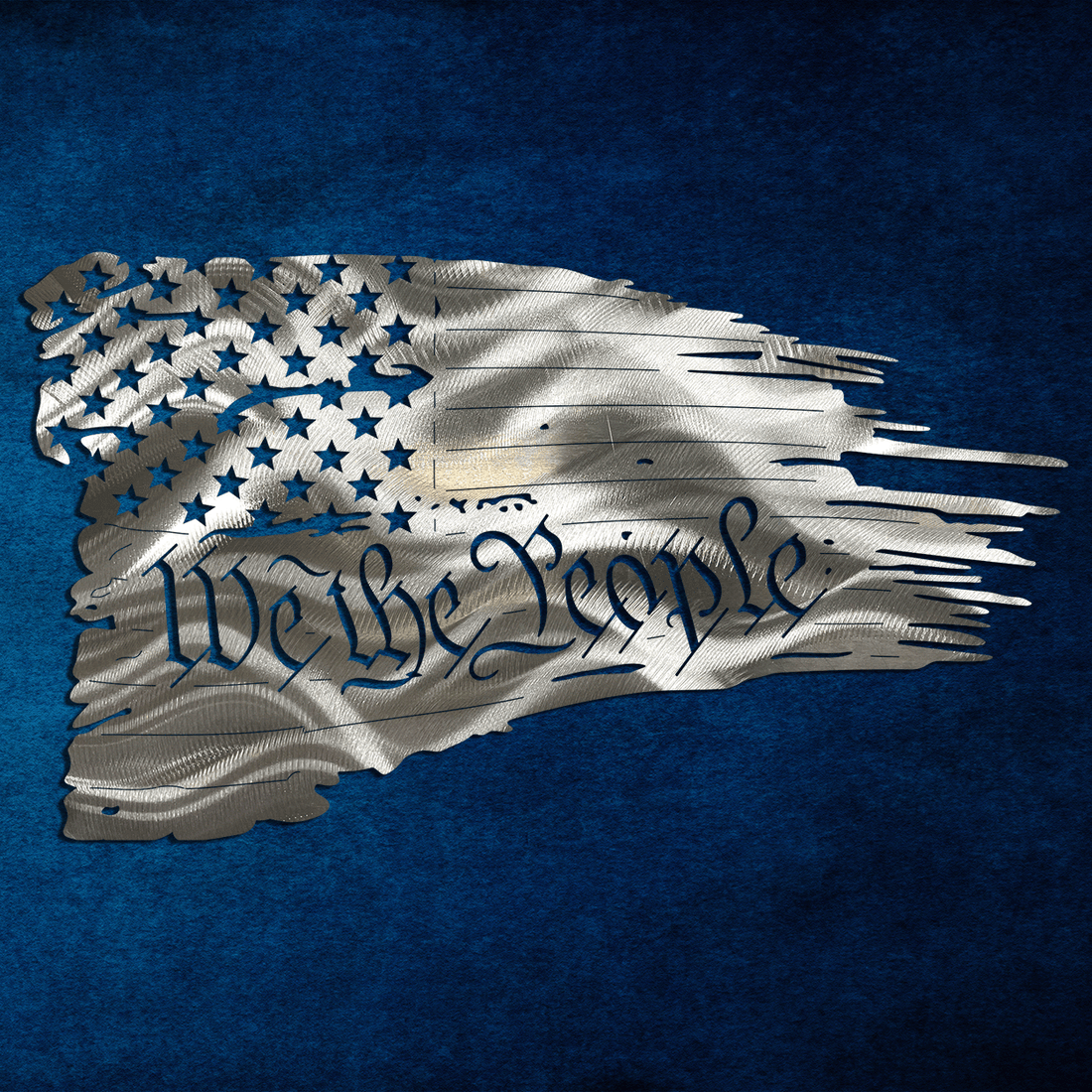&quot;We the People&quot; Distressed Flag